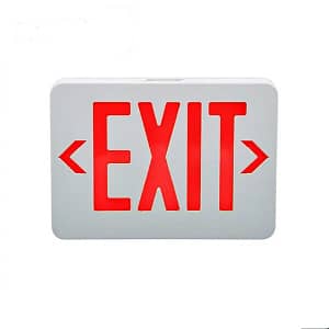 Emergency Exit Light Red
