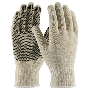 Polka Dotted Knitted Gloves