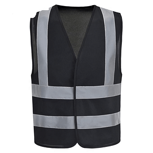 Black Safety Vest 120 GSM
