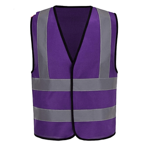Purple Safety Vest 120 GSM