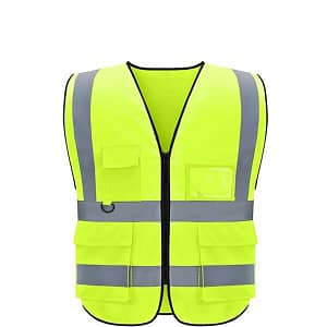 Yellow Safety Vest with Pocket