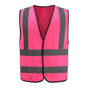 Pink Safety Vest 120 GSM
